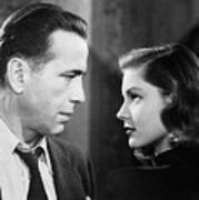 Lauren Bacall Humphrey Bogart Film Noir Classic The Big Sleep 2 1945-2015 Poster