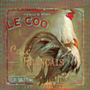 Le Coq - Cafe Francais Poster