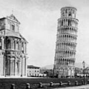 Leaning Tower Of Pisa Italy - C 1902 Poster
