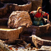 Leather Tanneries Of Fes - 11 Poster