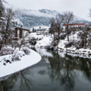 Leavenworth River Reflections Poster