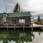 Leland Michigan Dock Poster