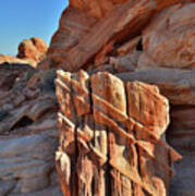 Light Creeps In At Valley Of Fire State Park Poster