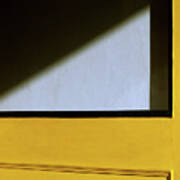 Light Triangle On Yellow Door Poster