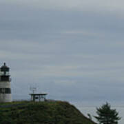 Lighthouse At Cape Disappointment Poster