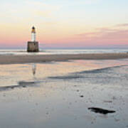 Lighthouse Sunset - Rattray Head Poster