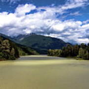 Lillooet River After Thunderstorm Poster