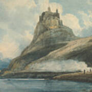 Lindisfarne Castle, Holy Island, Northumberland Poster