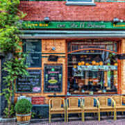 Little Pub Downtown Amsterdam In Hdr Detail Poster