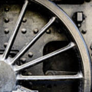 Locomotive Wheel Poster