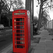 London Telephone Box Poster