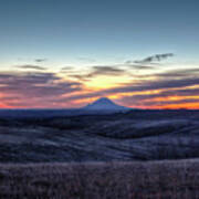 Lonely Mountain Sunrise Poster