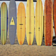 Longboards, Newport Beach, California Poster