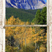 Longs Peak Window View Poster