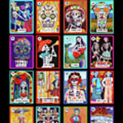 Loteria Dia De Los Muertos Poster