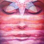 Lotus Meditation, Jupiter Clouds Poster