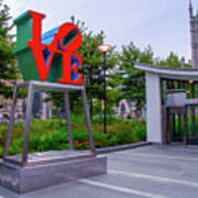 Love At Dilworth Plaza - Philadelphia Poster
