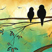 Love Birds By Madart Poster