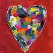 Love Is Colorful - Art By Linda Woods Poster