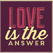 Love Is The Answer Poster