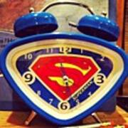 Superman Clock Poster