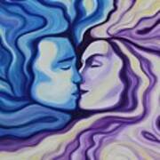 Lovers In Eternal Kiss Poster