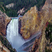 Lower Yellowstone Falls Ii Poster