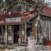 Luckenbach Post Office Poster