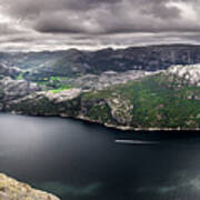 Lysefjord - Norway - Landscape, Travel Photography Poster