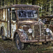 Very Old Mack Truck Poster