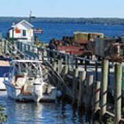 Mackinac Island Coal Dock Poster