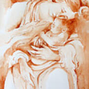 Madonna And Child Poster