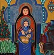 Madonna And Infant With Saint Anne Poster