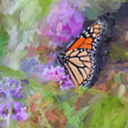 Magical Monarch Butterfly Poster