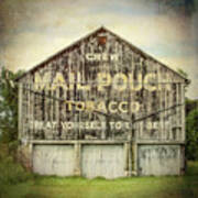 Mail Pouch Barn - Us 30 #7 Poster