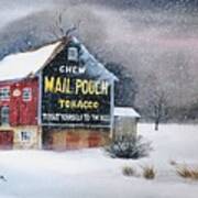 Mail Pouch Tobacco Barn Poster