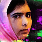 Malala Yousaf Zai 18 Poster