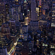 Manhattan's Skyscrapers Poster