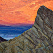 Manly Beacon At Sunrise - Death Valley Poster