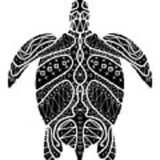 Maori Turtle Poster
