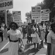 March On Washington. African Americans Poster