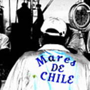 Mares De Chile ... Blue Poster