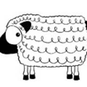 Marshmallow The Sheep Poster