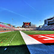 Martin Stadium - View From The Turf Poster