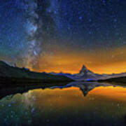 Matterhorn By Night Poster