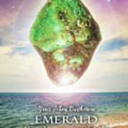 May Birthstone Emerald Poster