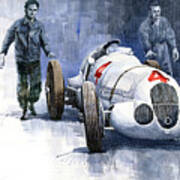 Mb W125 Gpcar 1937 Poster