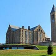 Mcgraw Tower And Uris Library Poster