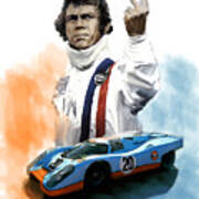 Steve Mcqueen Le Mans Poster