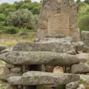 Megalithic Tomb Of Giants In Sardinia Poster